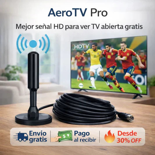 Antena UltraHD Señal Clara Hogar
