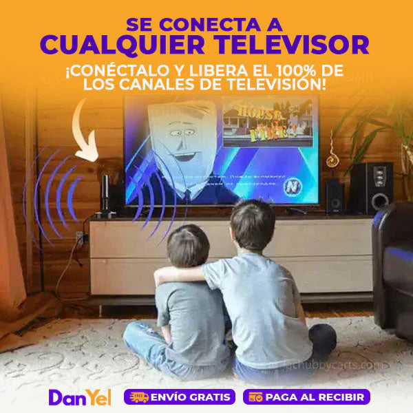 Antena UltraHD Señal Clara Hogar