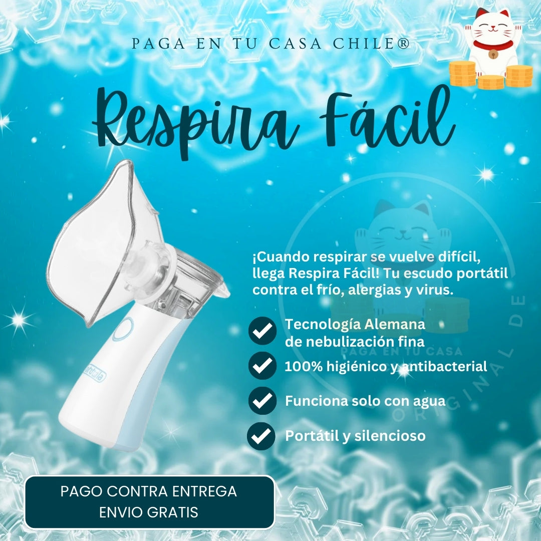 RespiraFácil | Nebulizador Portátil De Malla Ultrasónica