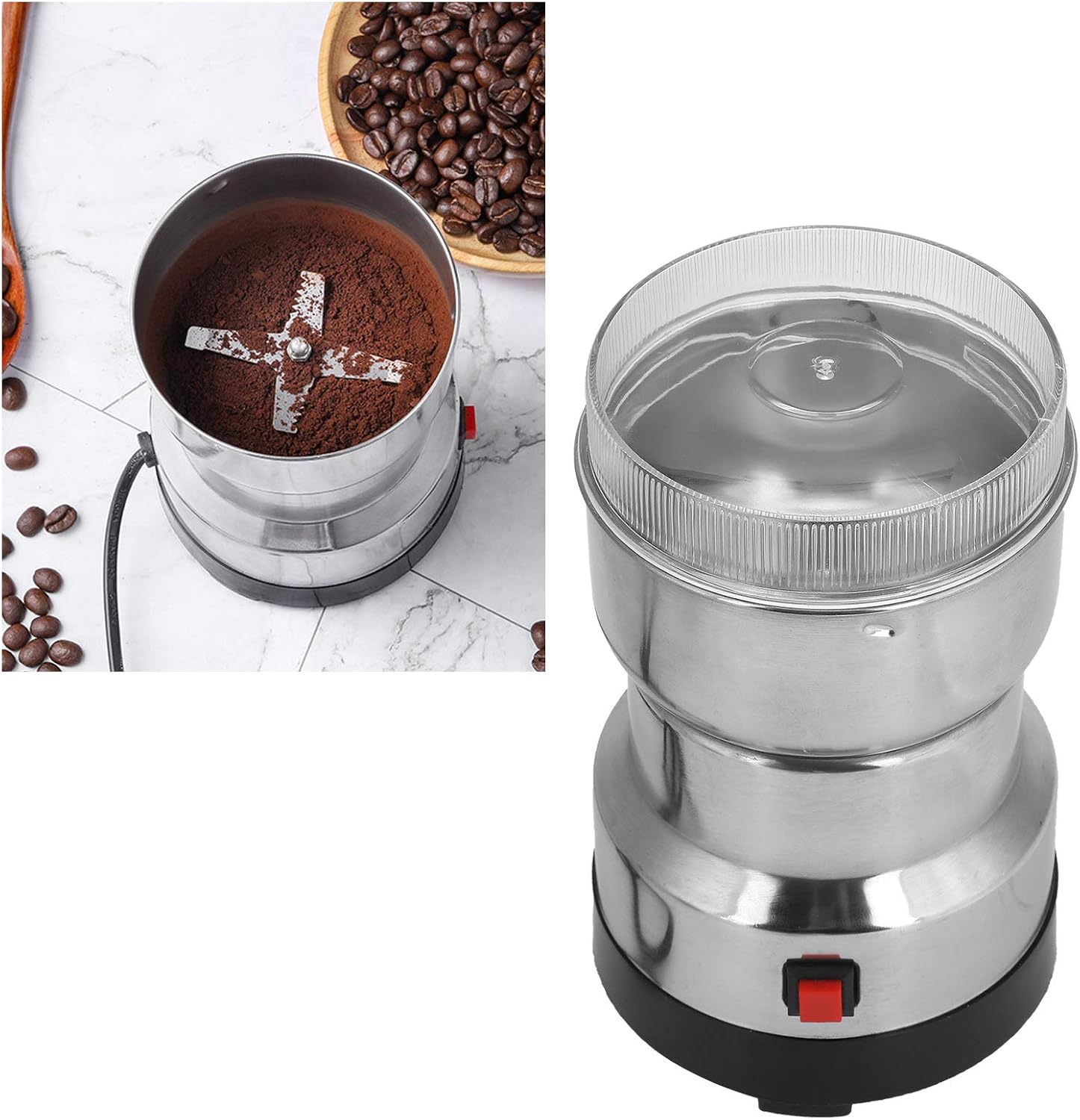 Molino Eléctrico Multifuncional para Café, Granos y Especias