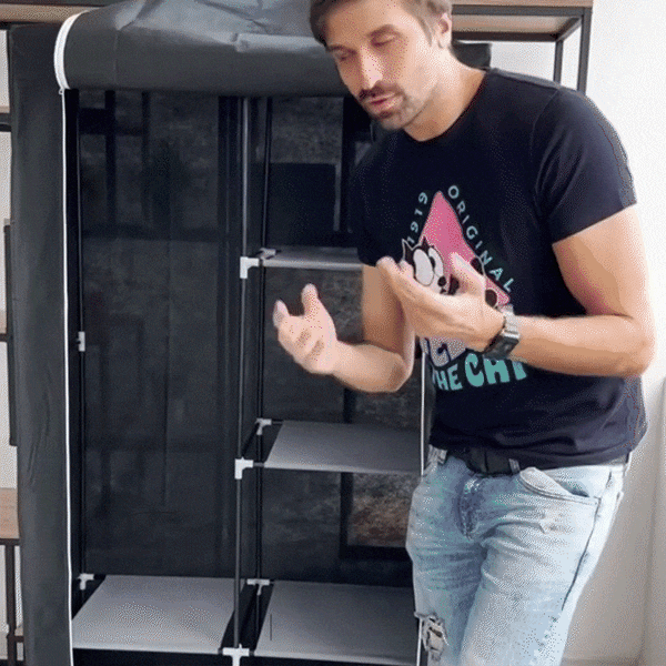 Closet Portátil de 3 Compartimientos