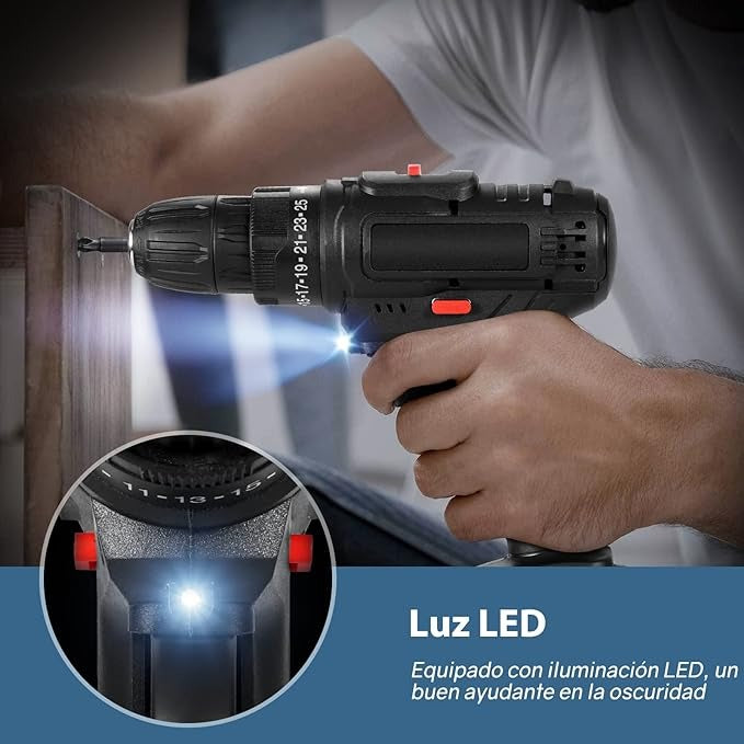 Kit Taladro Inalámbrico 2 en 1