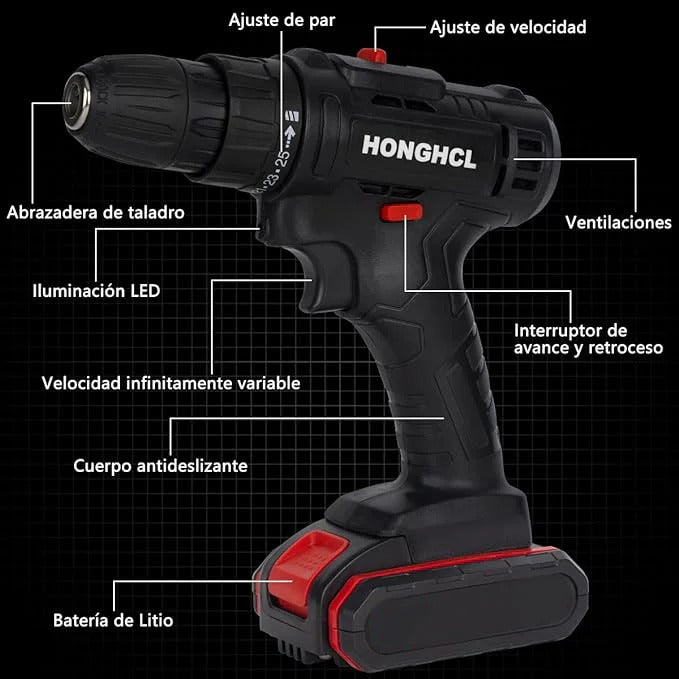 Kit Taladro Inalámbrico 2 en 1
