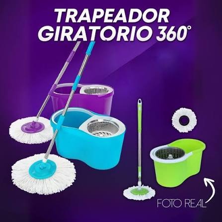 Trapeador Giratorio con Escurridor