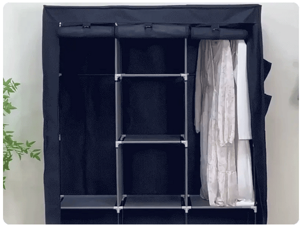 Closet Portátil de 3 Compartimientos