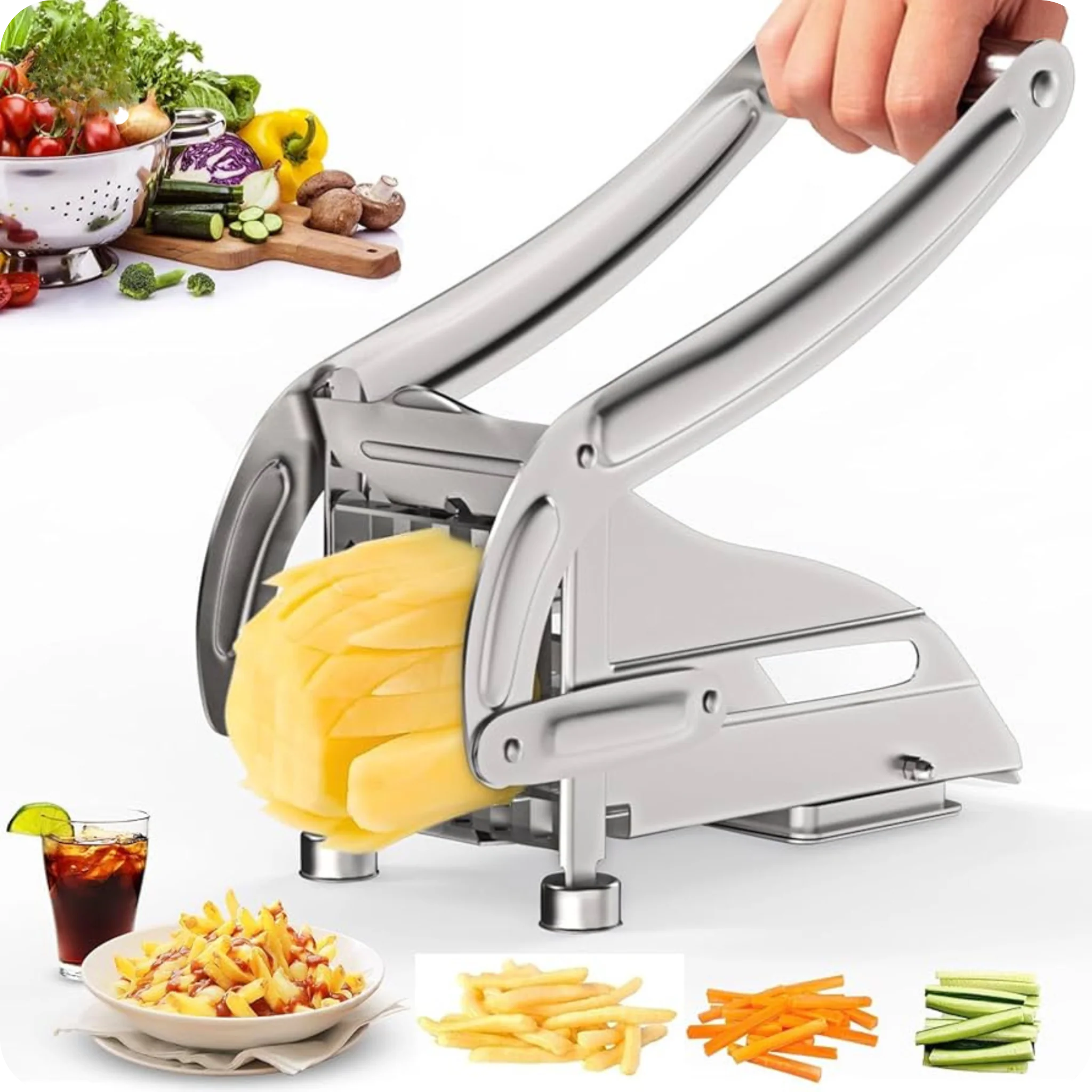 Cortador Manual de Papas y Verduras